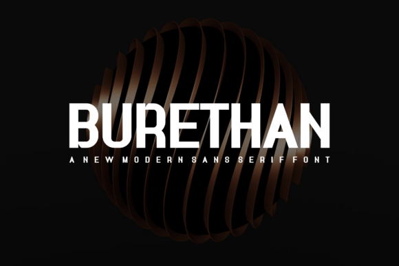 Burethan: A Bold Sans Serif Font for Modern Web Design