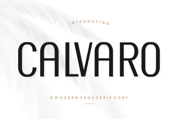 Calvaro Font Review: Modern Minimalism for Brands