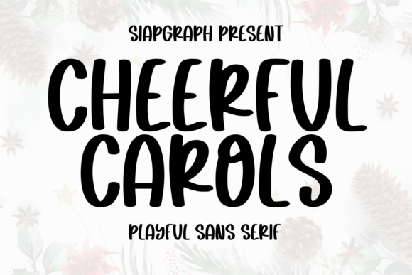 Cheerful Carols Font: A Bold Retro Sans Serif Review