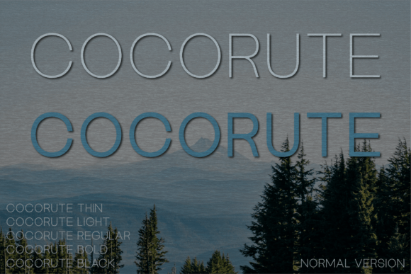 Cocorute Font for Elegant Handmade Branding