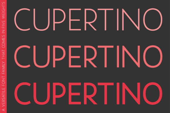 Cupertino Typeface for Modern Branding