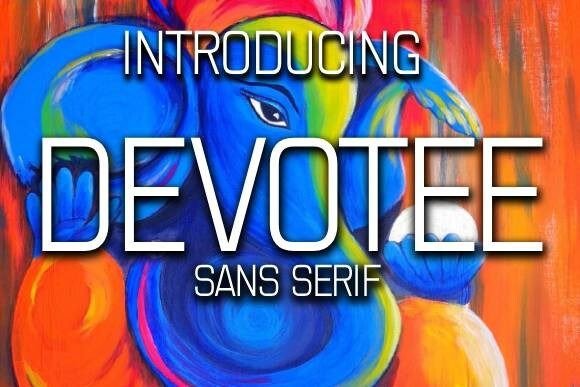 Devotee: An Elegant Sans Serif Typeface for Editorial Design