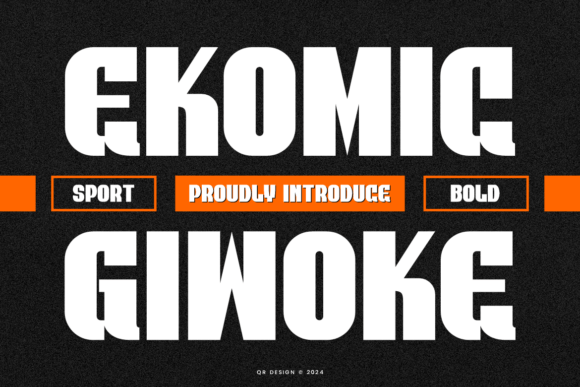 Ekomic Giwoke Typeface for Bold Campaigns