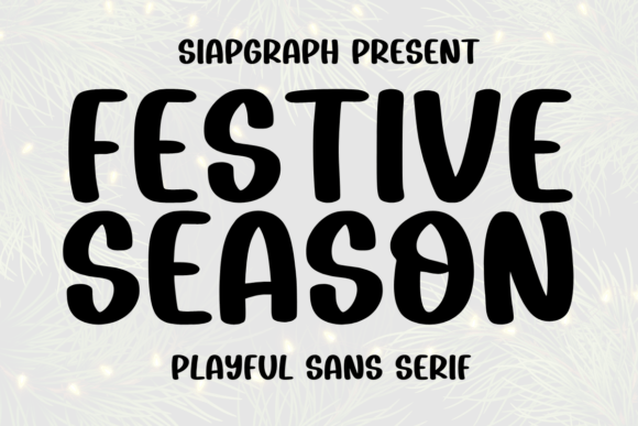 Festive Season Font for Bold Web Design