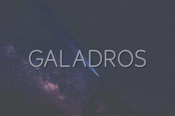 Galadros Font: A Modern Typeface for Makers