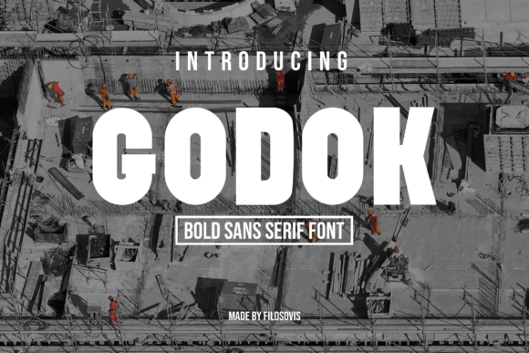 Godok: The Playful Sans Serif Font for Bold Branding
