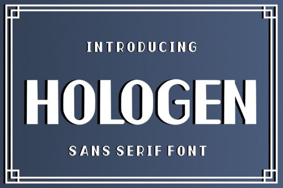 Hologen Sans Serif Font for Modern Web Design