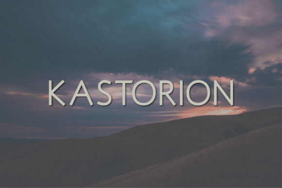 Kastorion: A Modern Sans Serif Typeface for Branding