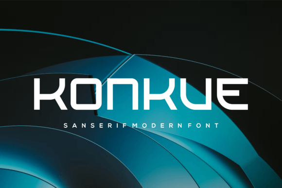 Konkue: A Modern Sans Serif Typeface for Web Design