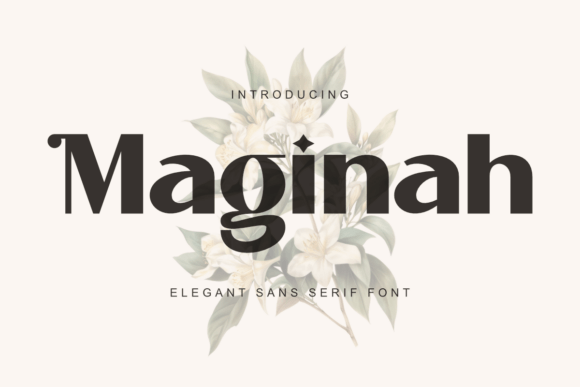Maginah Font: Elegant Sans Serif for Crafters