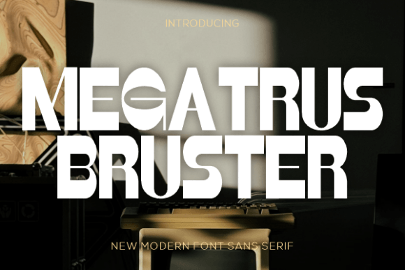 Megatrus Bruster: A Bold Typeface for Modern Editorial Design
