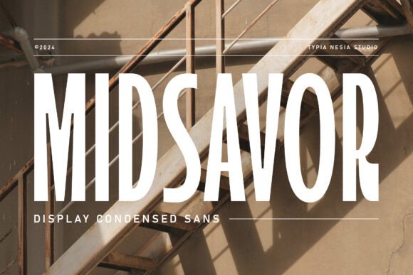 Midsavor: The Modern Typeface for Bold Brands