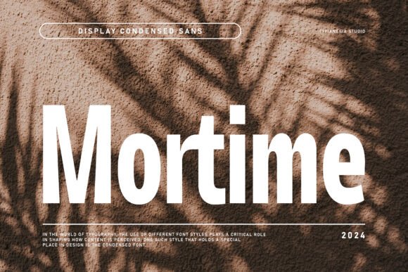 Mortime Font for Bold Campaign Headlines