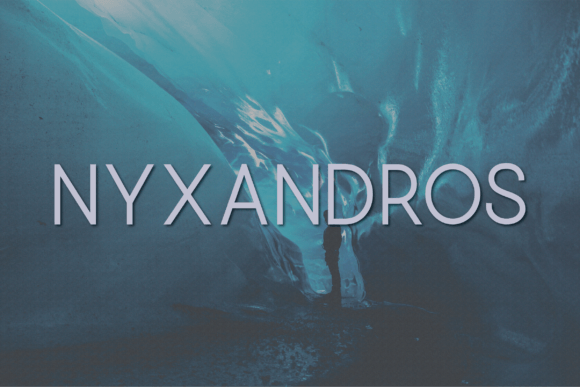 Nyxandros: A Modern Sans Serif Typeface for Web Design
