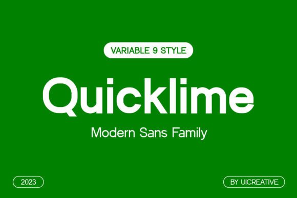Quicklime Font: Elegant Sans Serif for Editorial Design