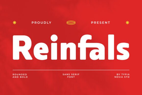 Reinfals Typeface for Bold Campaign Design