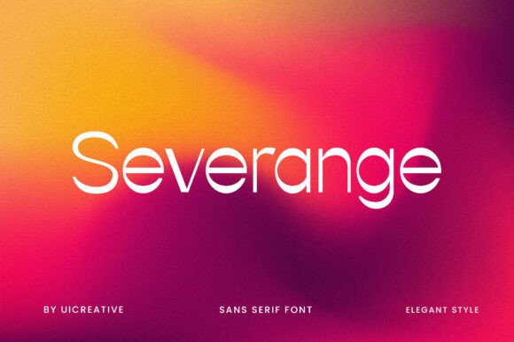 Severange Font: Elegant Sans Serif for Branding