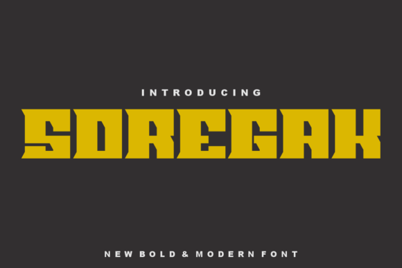 Soregak Font for Bold Business Branding