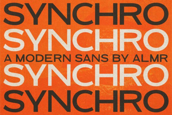 Synchro: The Modern Bold Typeface for Digital Impact