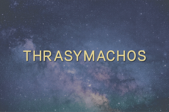 Thrasymachos Typeface for Modern Branding