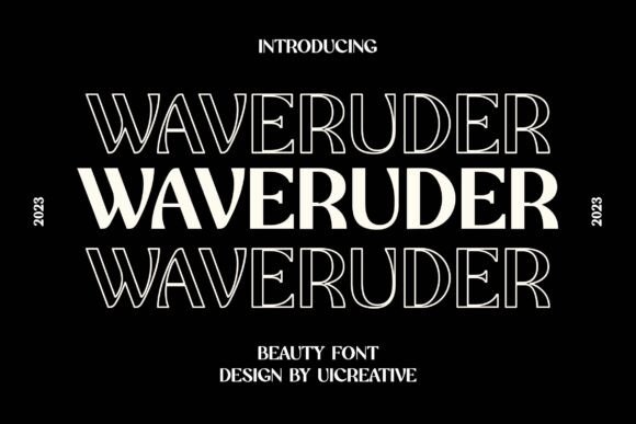 Waveruder Font: Elevate Your Brand Identity