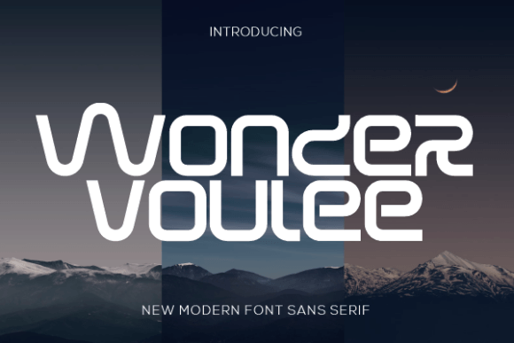 Wonder Voulee: A Soft Sans Serif Font for Makers